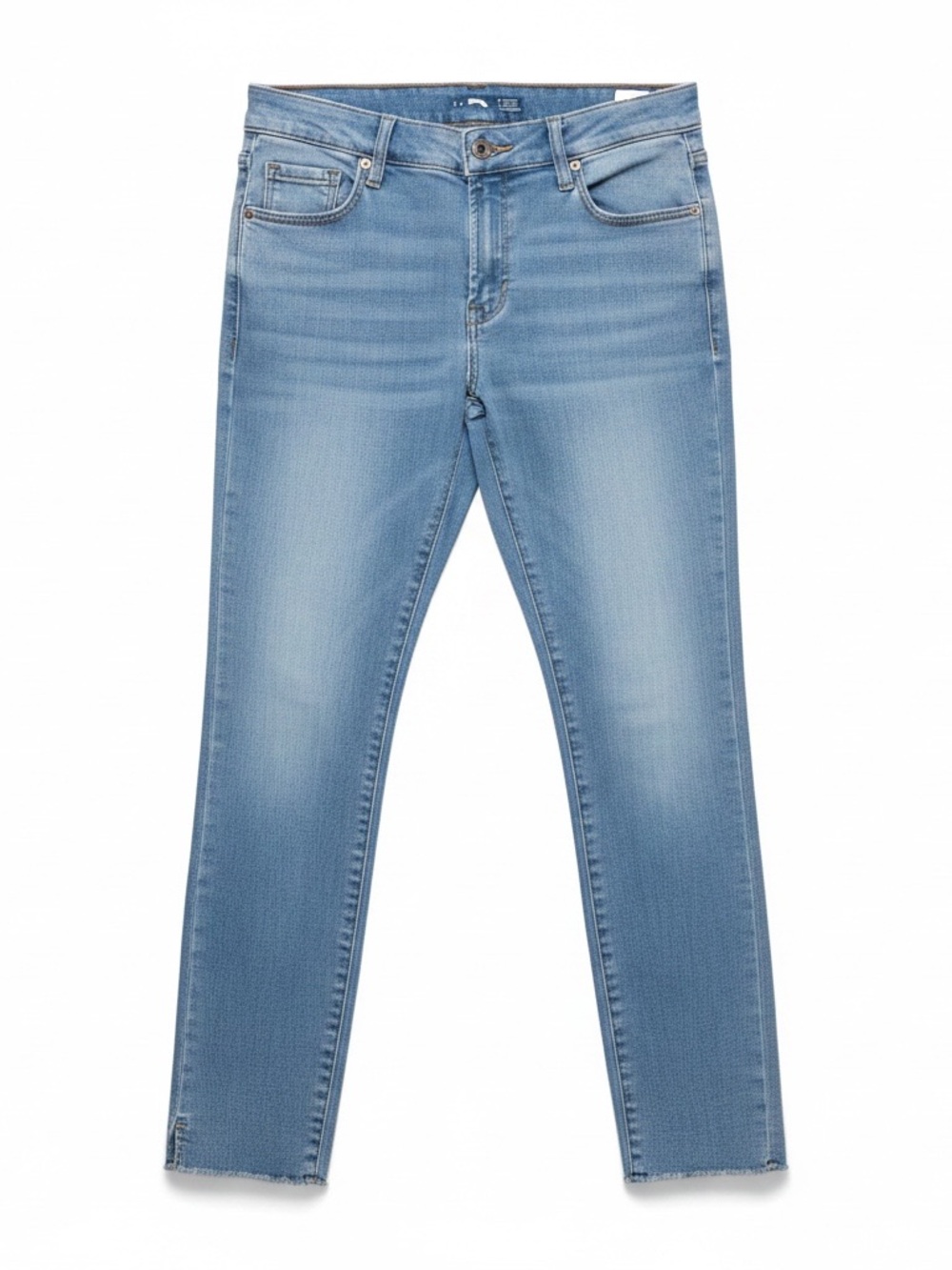 Old Navy Rockstar Super Skinny Built-In Warmth Jeans Size 8 Ankle Light Wash